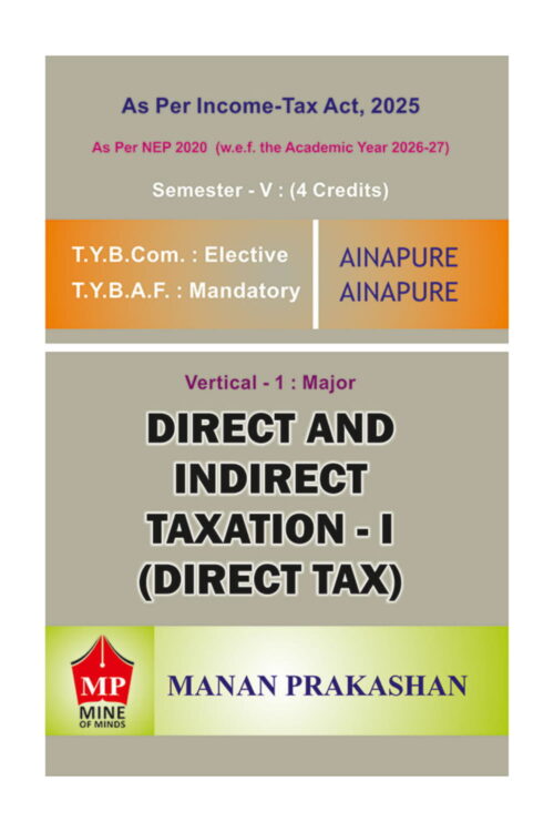 Direct and Indirect Taxation – I (Direct Tax) – TYBCOM/TYBAF Semester V