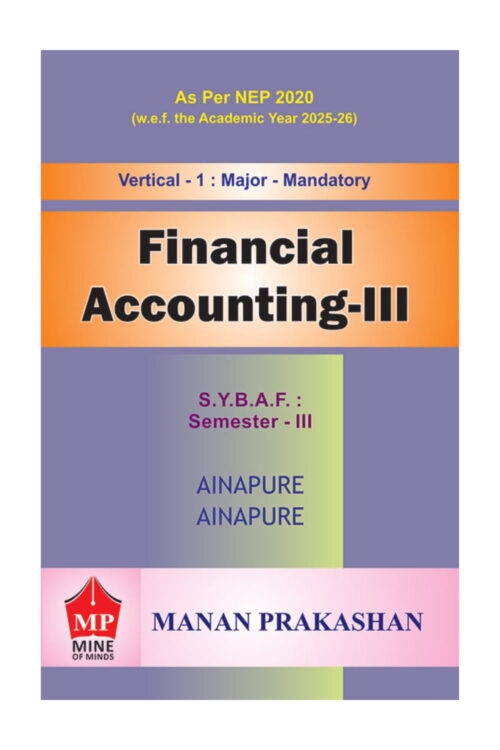 Financial Accounting – III SYBAF Semester III